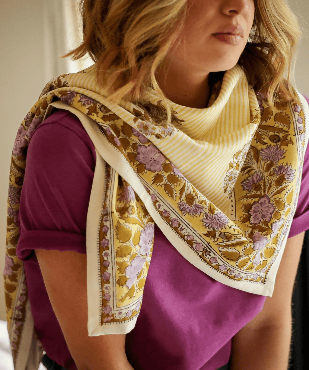Foulard grand format Balkan Soleil