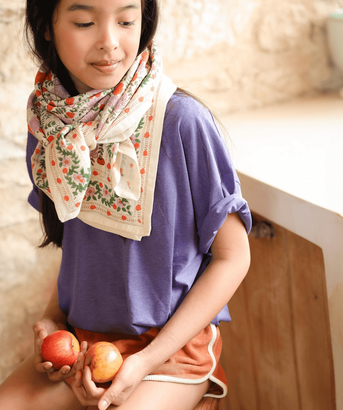Foulard grand format Ellis Clémentine