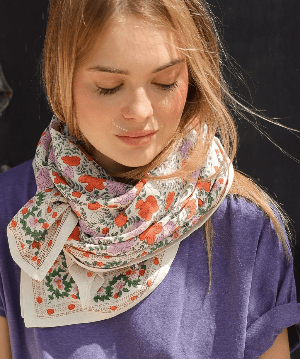 Foulard grand format Ellis Clémentine