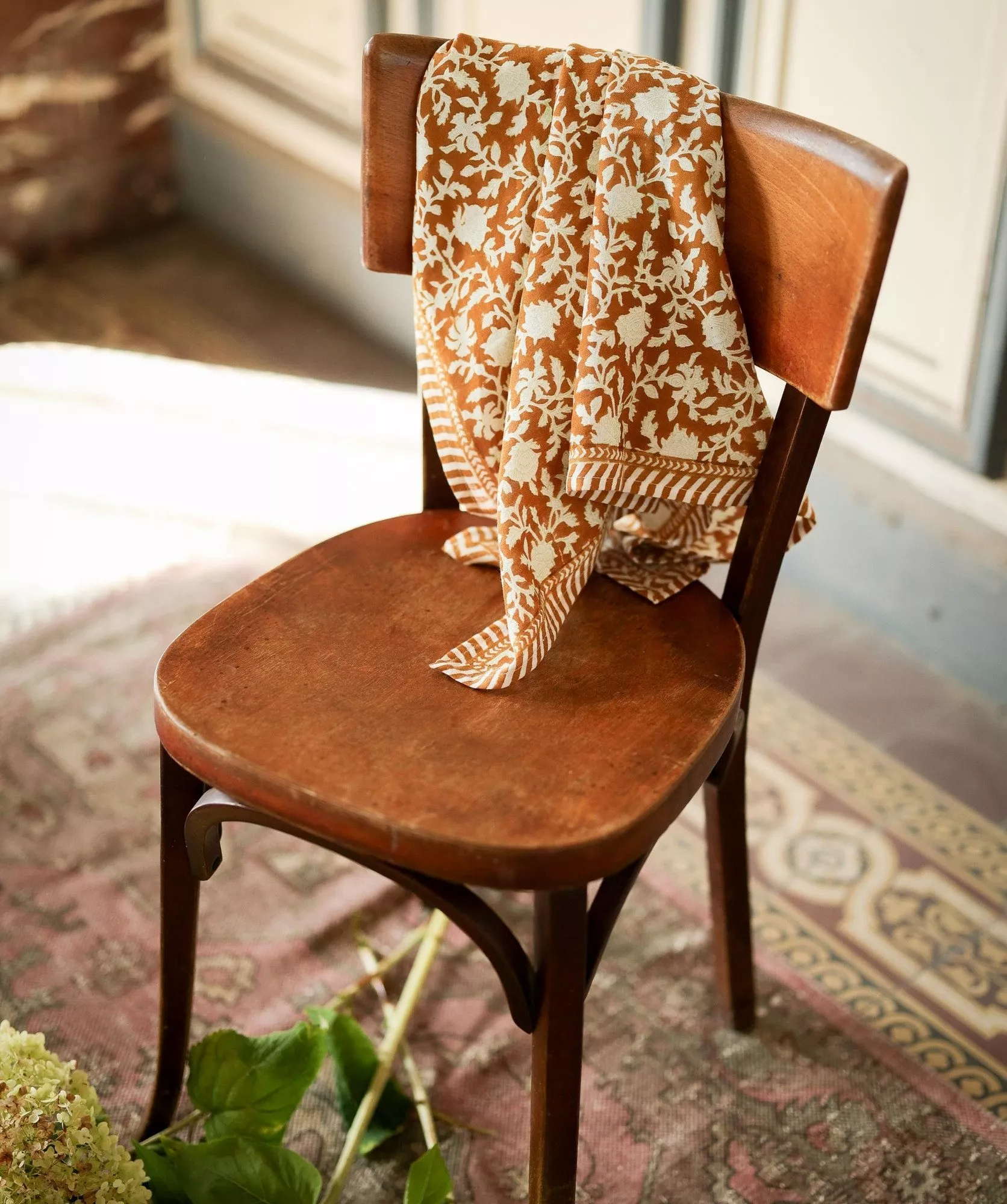 Foulard grand format Kate Caramel
