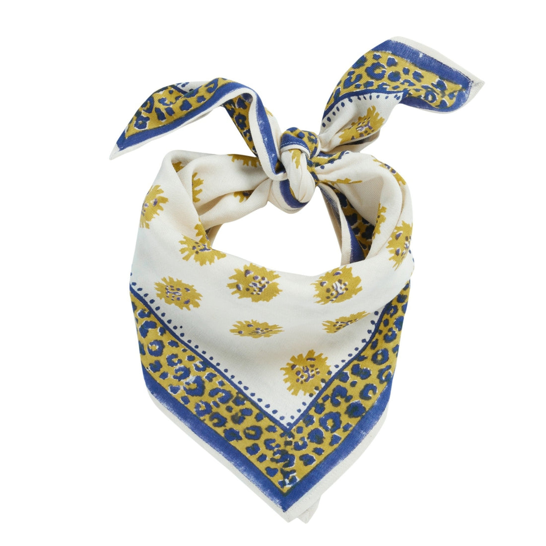 Foulard indien enfant Clarence écru - Bonheur du Jour Paris - Lili Margaret