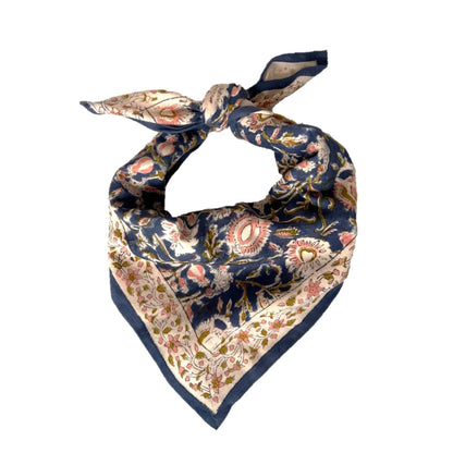Foulard indien enfant miraj indigo - Bonheur du Jour Paris - Lili Margaret