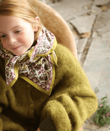 Foulard indien femme – Mina Améthyste - Lili Margaret