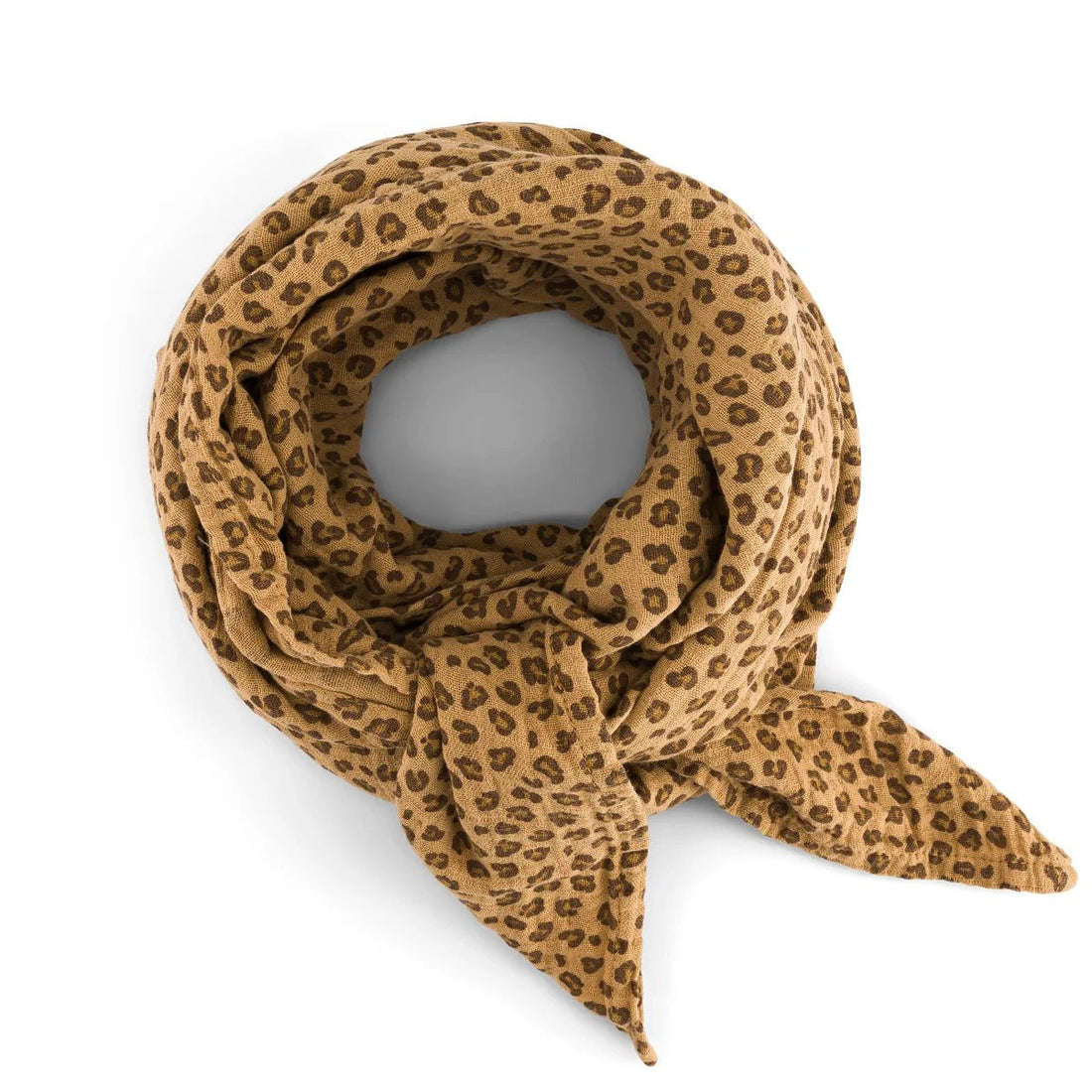 Foulard léopard enfant café - Rose in april - Lili Margaret