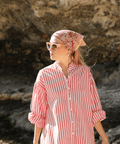 Foulard petit format Anjali Cerise