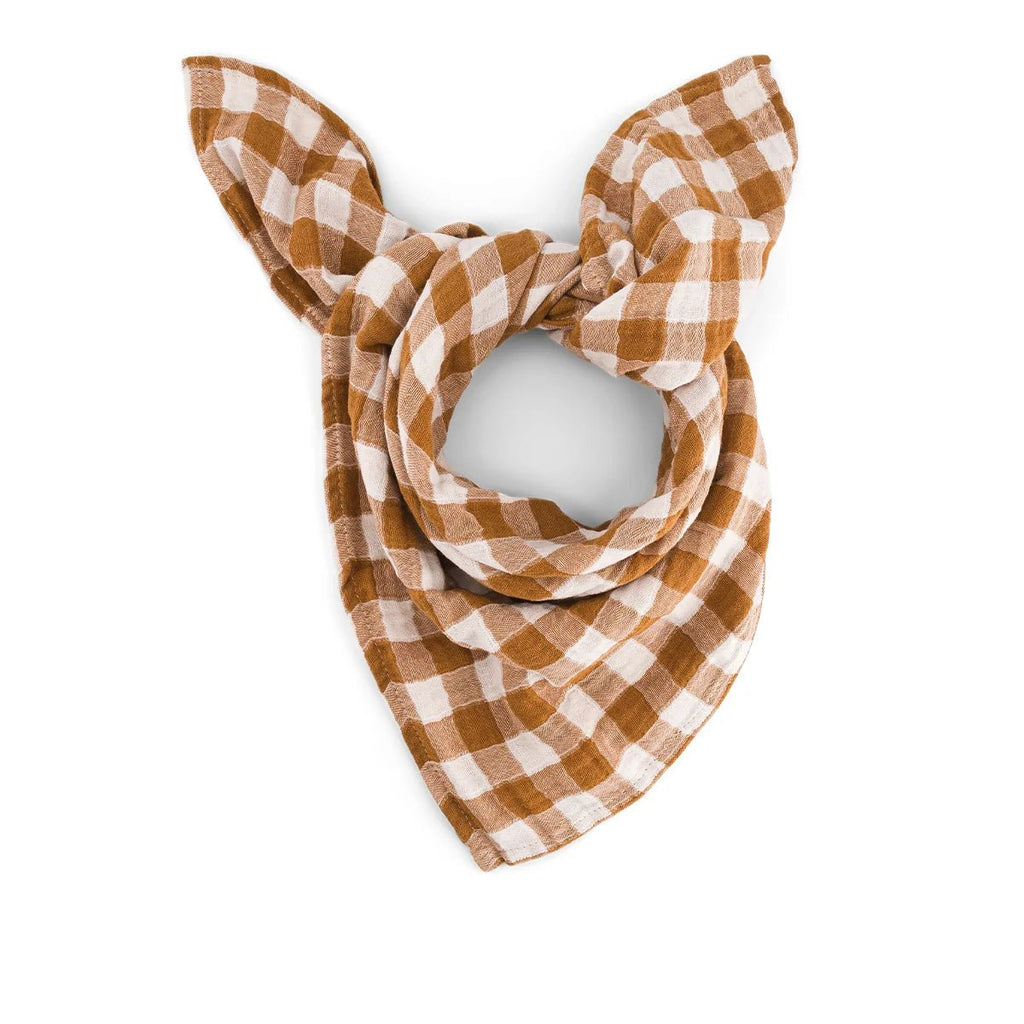 Foulard vichy caramel - Rose in april