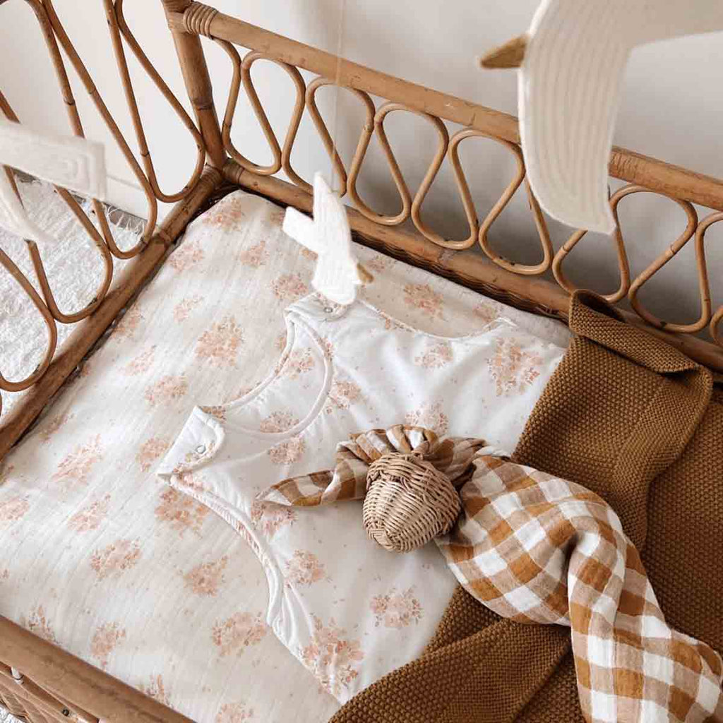Foulard vichy caramel - Rose in april
