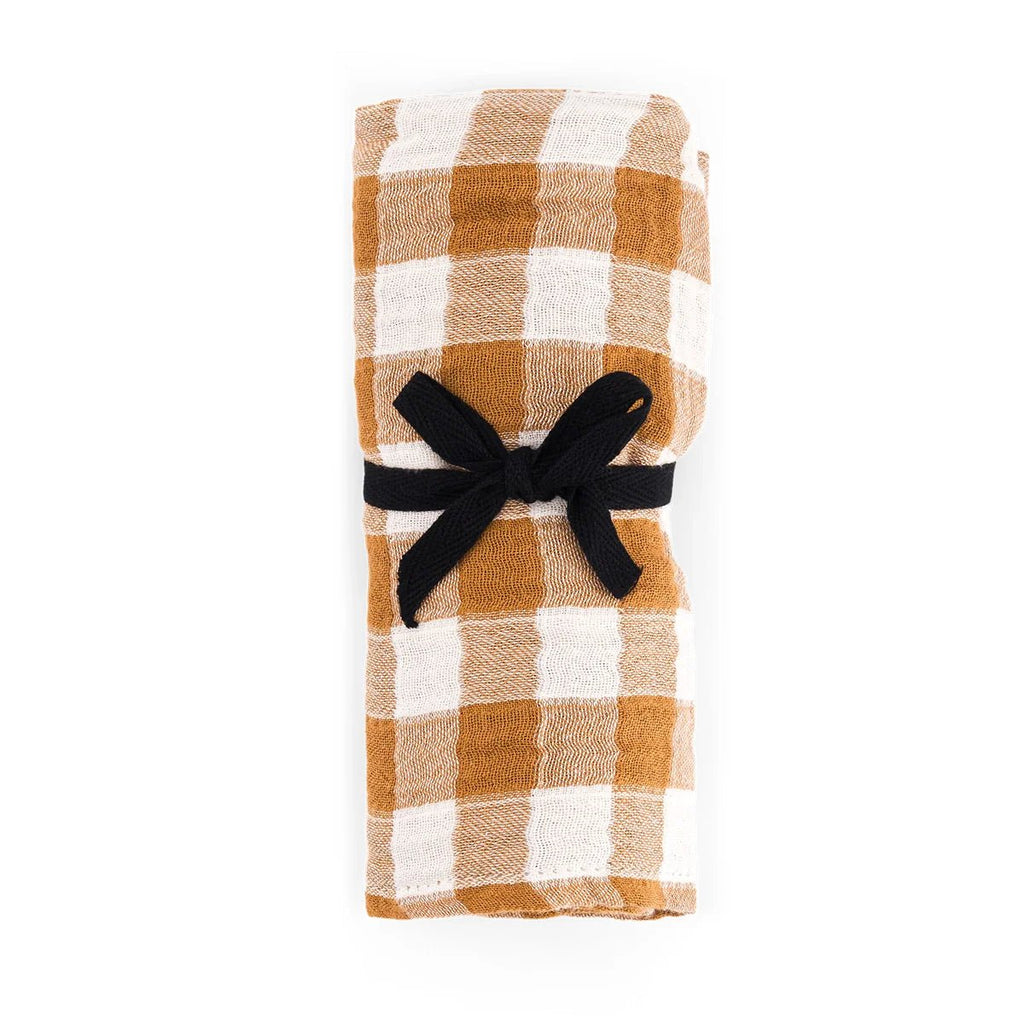 Foulard vichy caramel - Rose in april