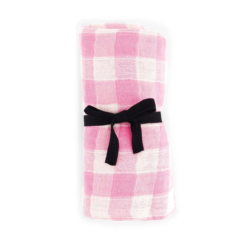 Foulard vichy rose fluo - Rose in april