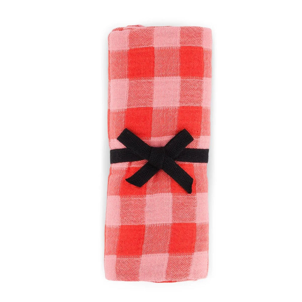 Foulard vichy Rouge/Rose - Rose in april