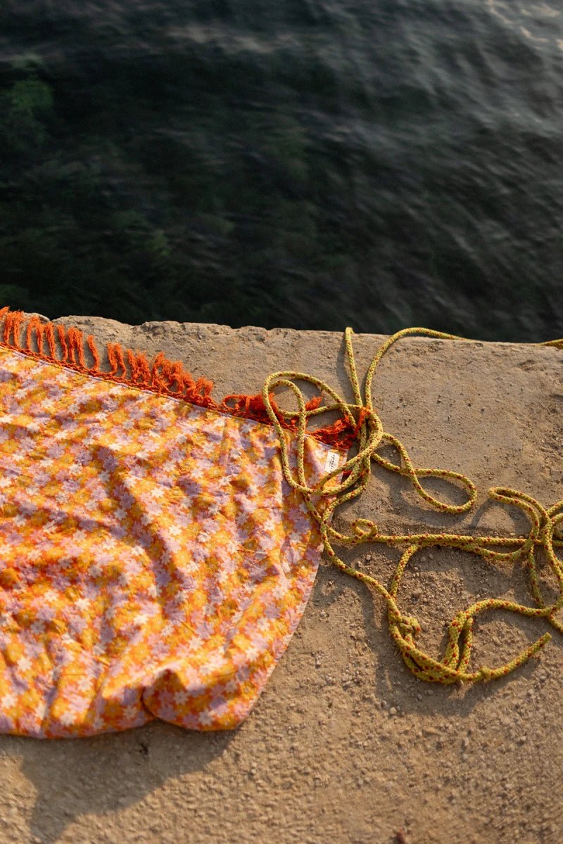 Fouta double Kotal Paquerette Orange