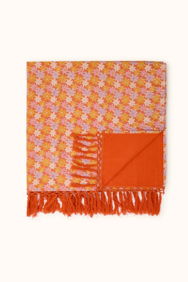 Fouta simple Kota Paquerette Orange