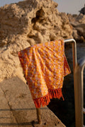 Fouta simple Kota Paquerette Orange