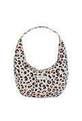 Sac demi-lune femme New B en coton Léopard - Gabrielle Paris - vue 5