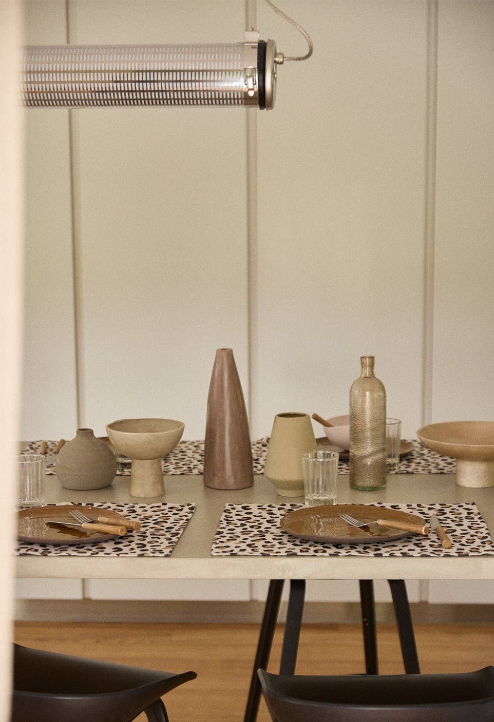 Set de table en coton Léopard - Gabrielle Paris - vue 2