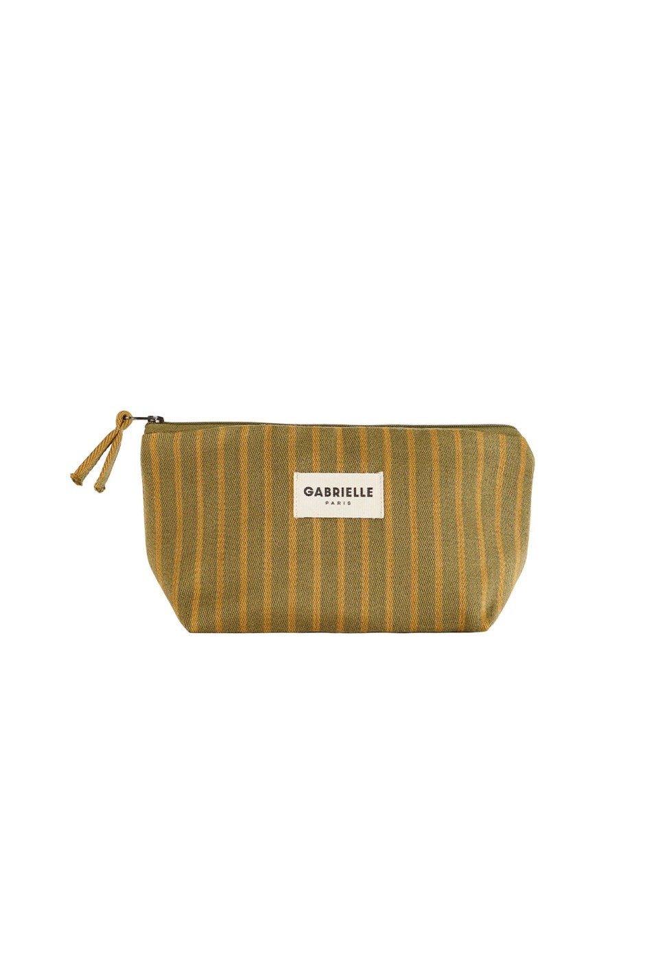 Trousse de maquillage en coton Rayures Rivoli - Gabrielle Paris - vue 2
