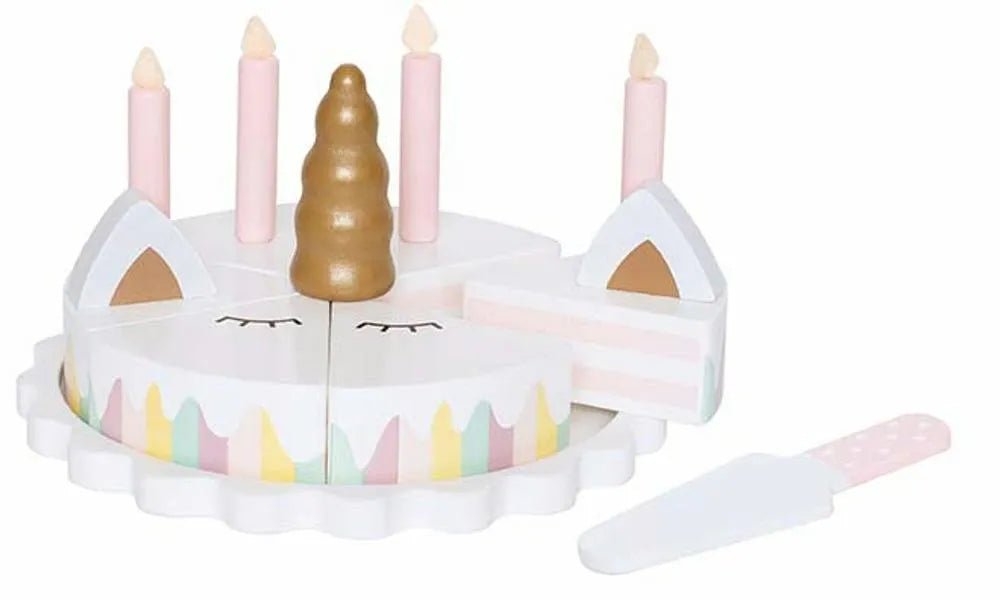 Gâteau licorne en bois - jabadabado