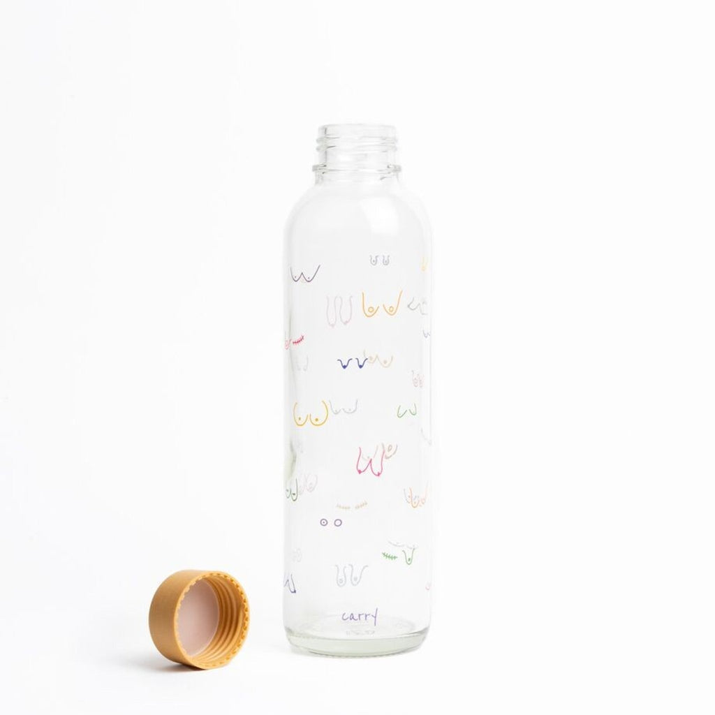 Gourde en verre boobies - carry