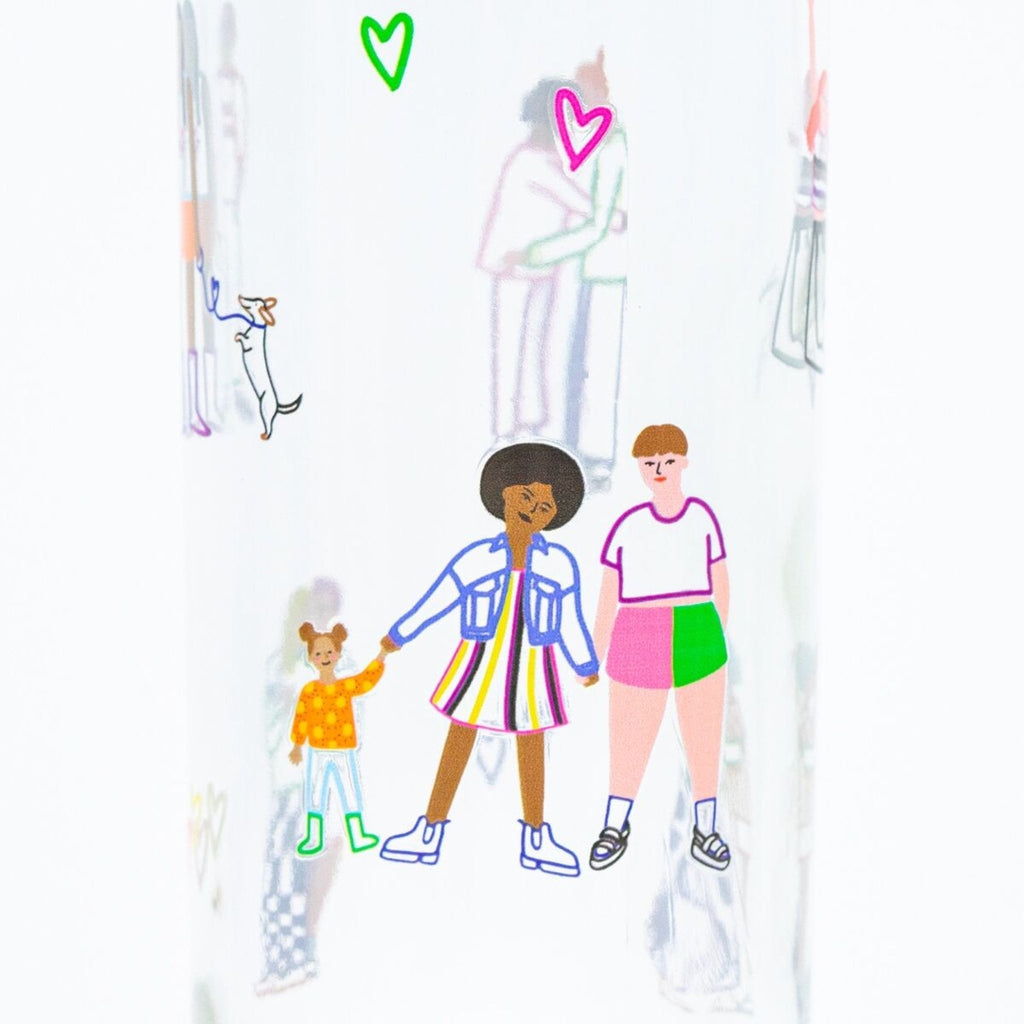 Gourde en verre love is love - carry