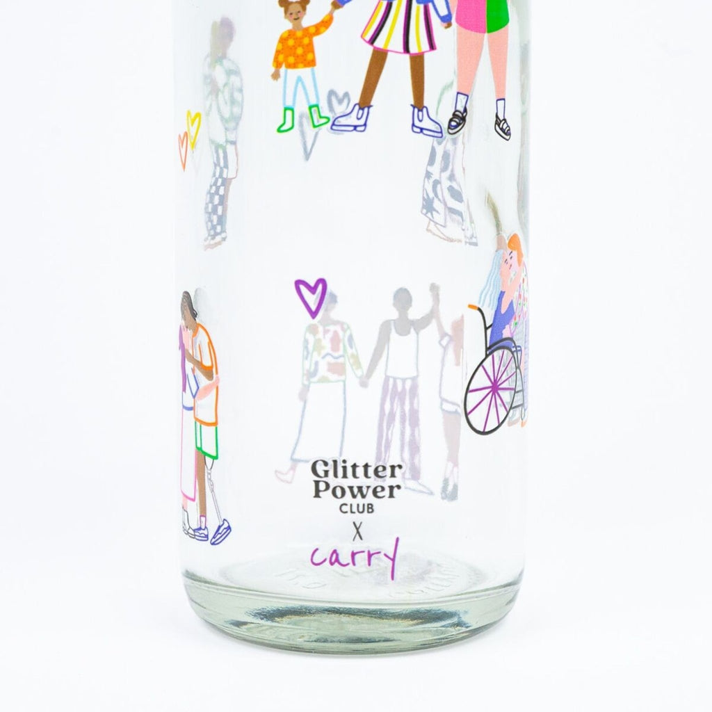 Gourde en verre love is love - carry