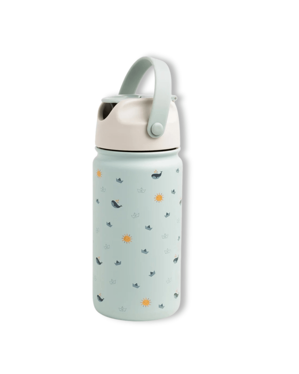 Gourde enfant isotherme baleine bleue - the cotton cloud