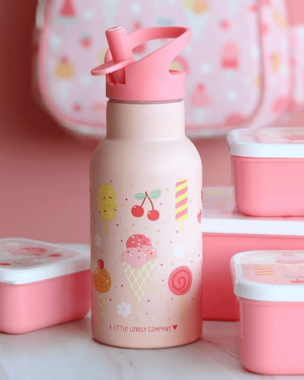 Gourde enfant isotherme crème glacée - a little lovely company