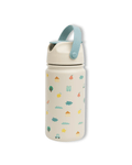 Gourde enfant isotherme inox motifs nature et fruits tiny bits - the cotton cloud