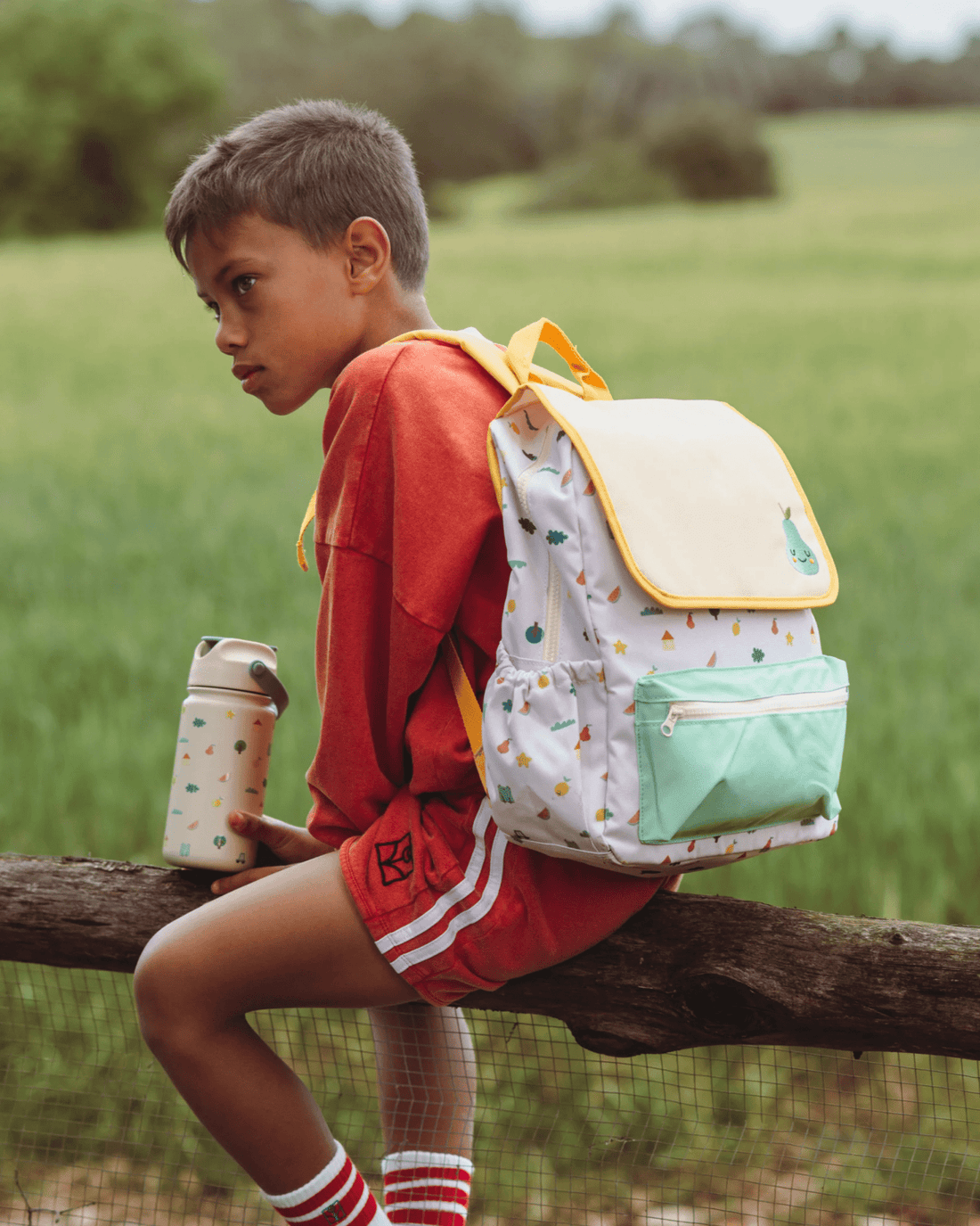 Gourde enfant isotherme inox motifs nature et fruits Tiny Bits - The Cotton Cloud - Lili Margaret