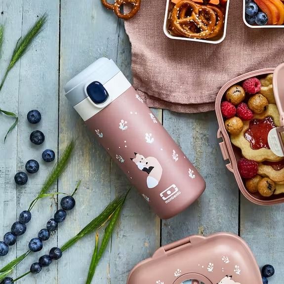 Gourde enfant isotherme pop cannelle - monbento