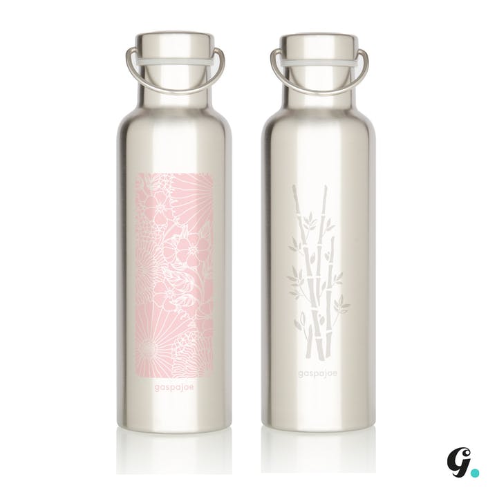 Gourde inox isotherme bambou - gaspajoe