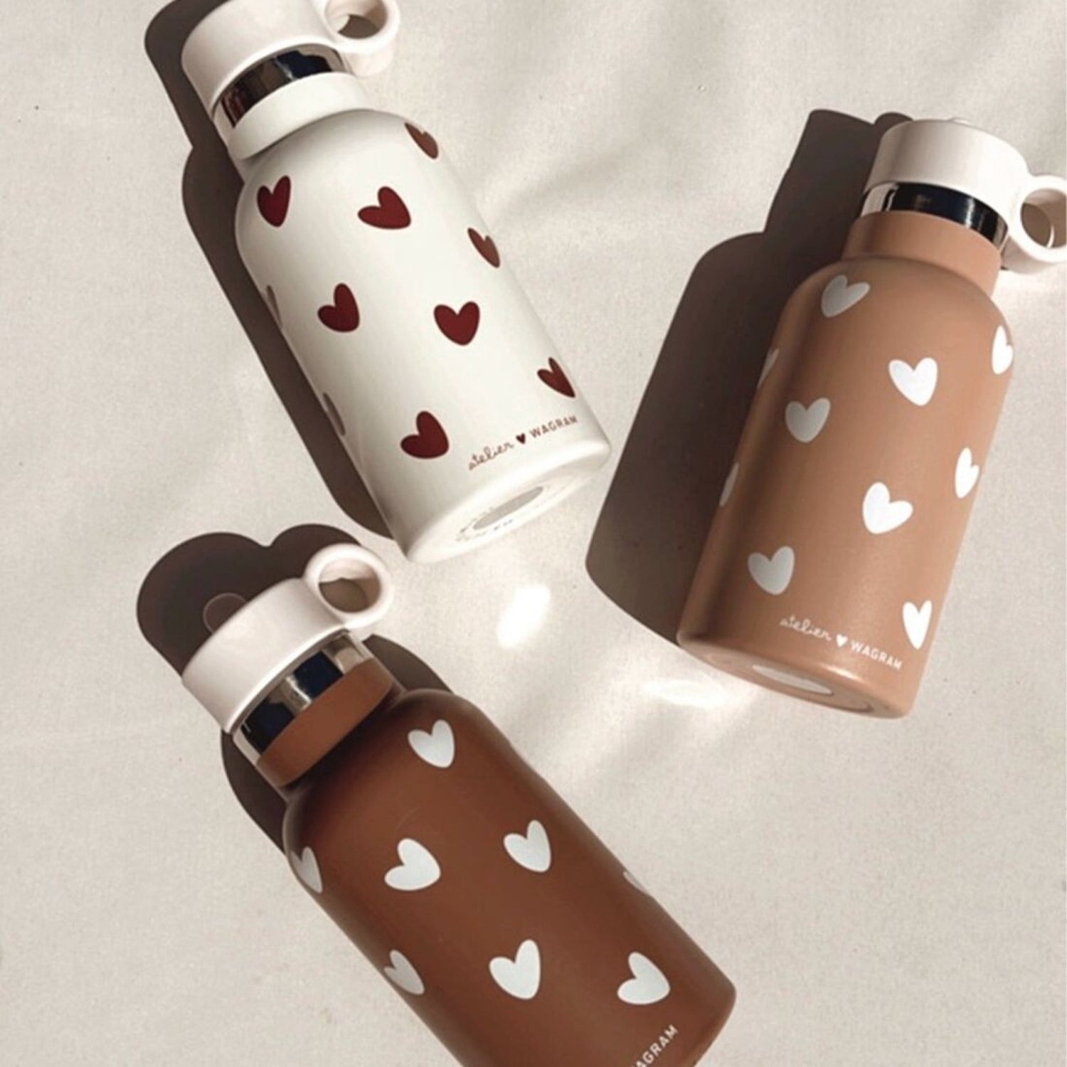 GOURDE ISOTHERME ENFANT EN ACIER INOXYDABLE – COULEUR CARAMEL | Atelier Wagram - Lili Margaret