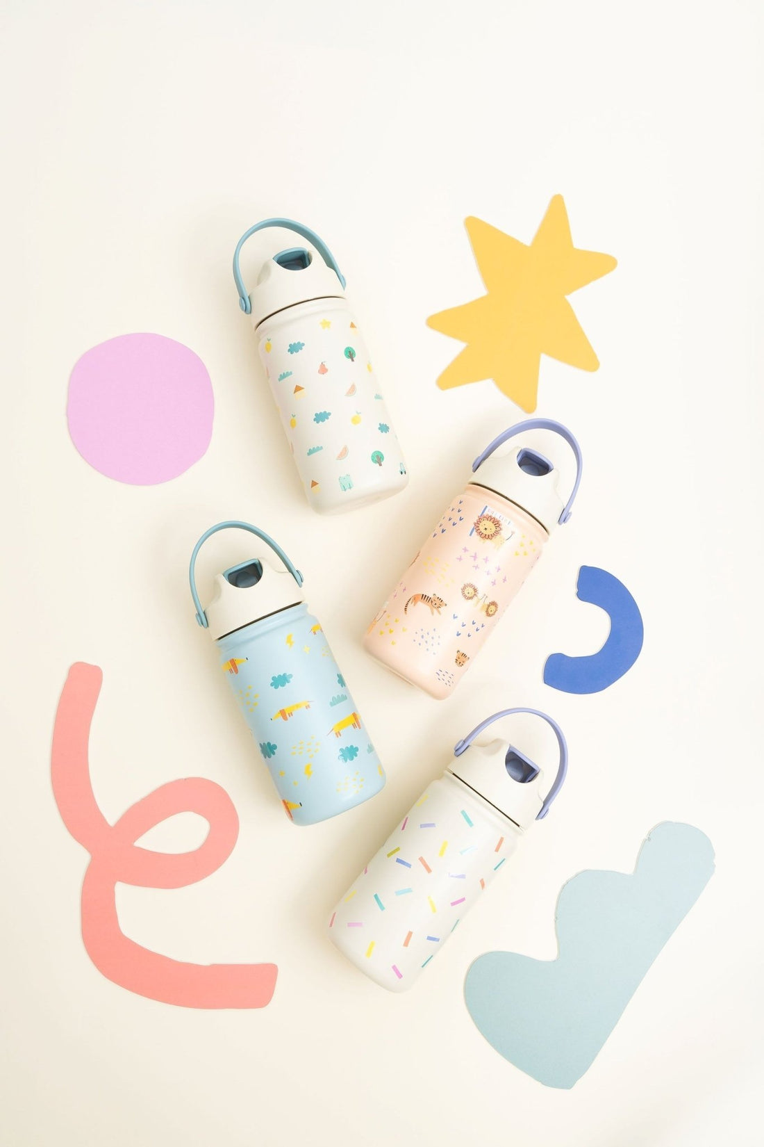 GOURDE ISOTHERME ENFANT EN INOX AVEC MOTIFS ANIMAUX – TINY BITS | The Cotton Cloud - Lili Margaret