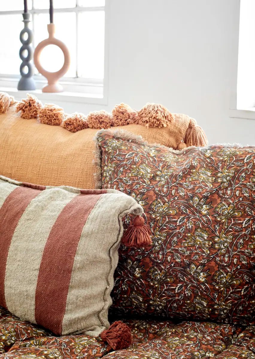 Coussin de sol xl imprimé bohème - madam stoltz