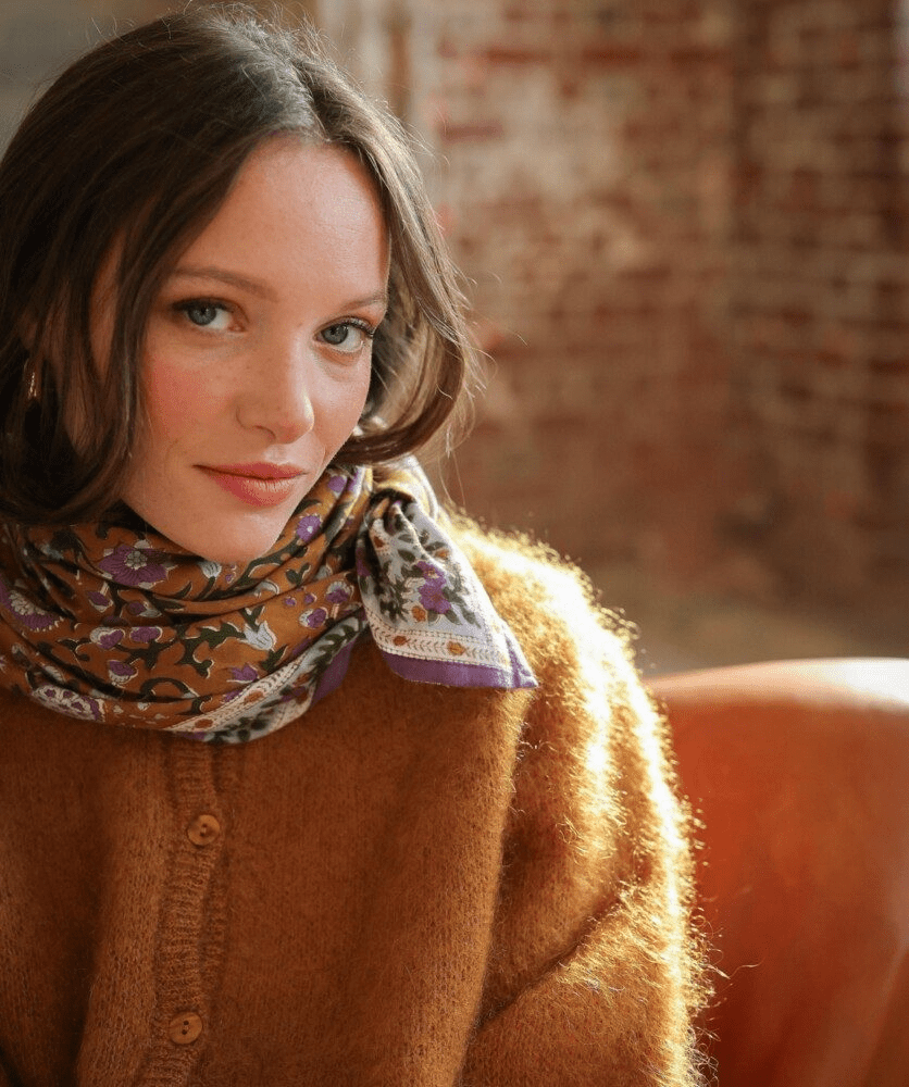 Grand foulard femme – Hope Safran - Lili Margaret