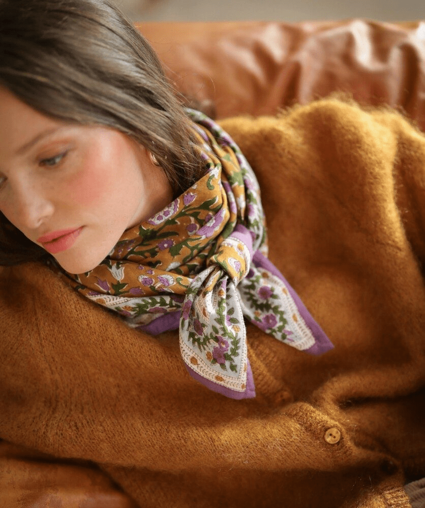 Grand foulard femme – Hope Safran