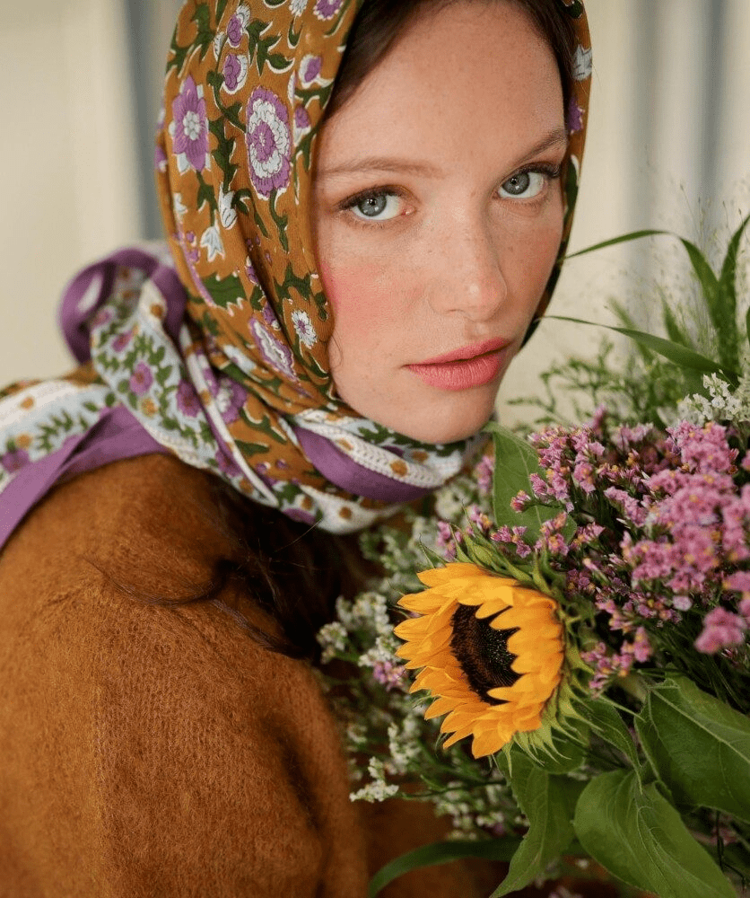 Grand foulard femme – Hope Safran - Lili Margaret