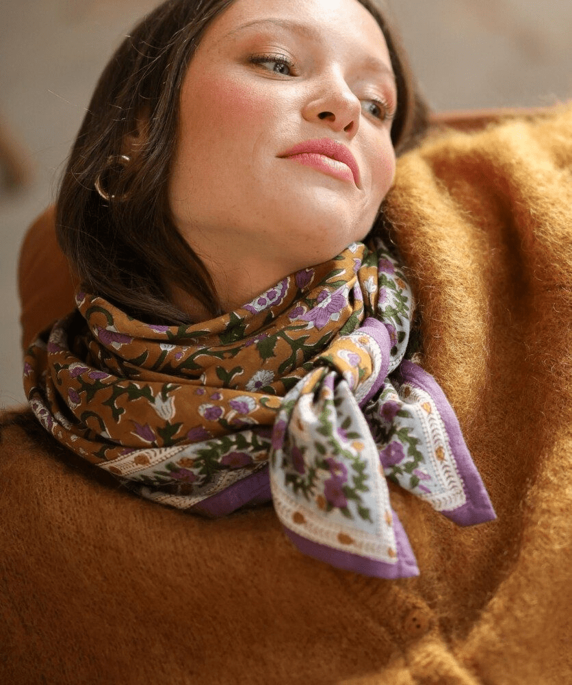 Grand foulard femme – Hope Safran - Lili Margaret