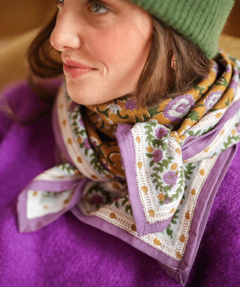 Grand foulard femme – Hope Safran - Lili Margaret