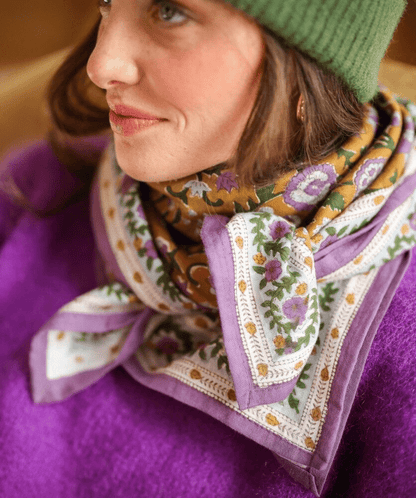 Grand foulard femme – Hope Safran - Lili Margaret