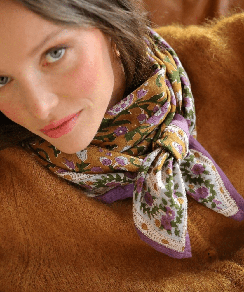 Grand foulard femme – Hope Safran - Lili Margaret