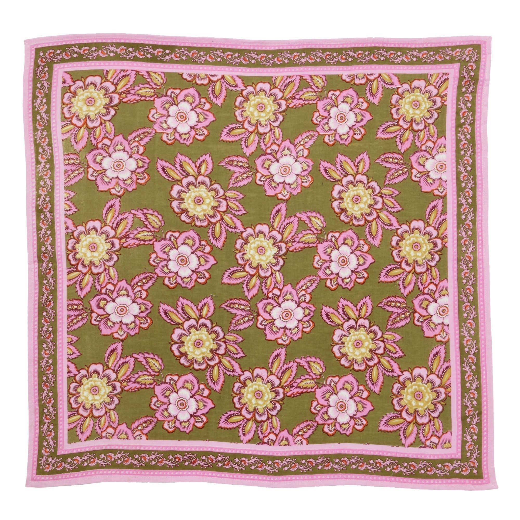 Grand foulard Jakarta Olive