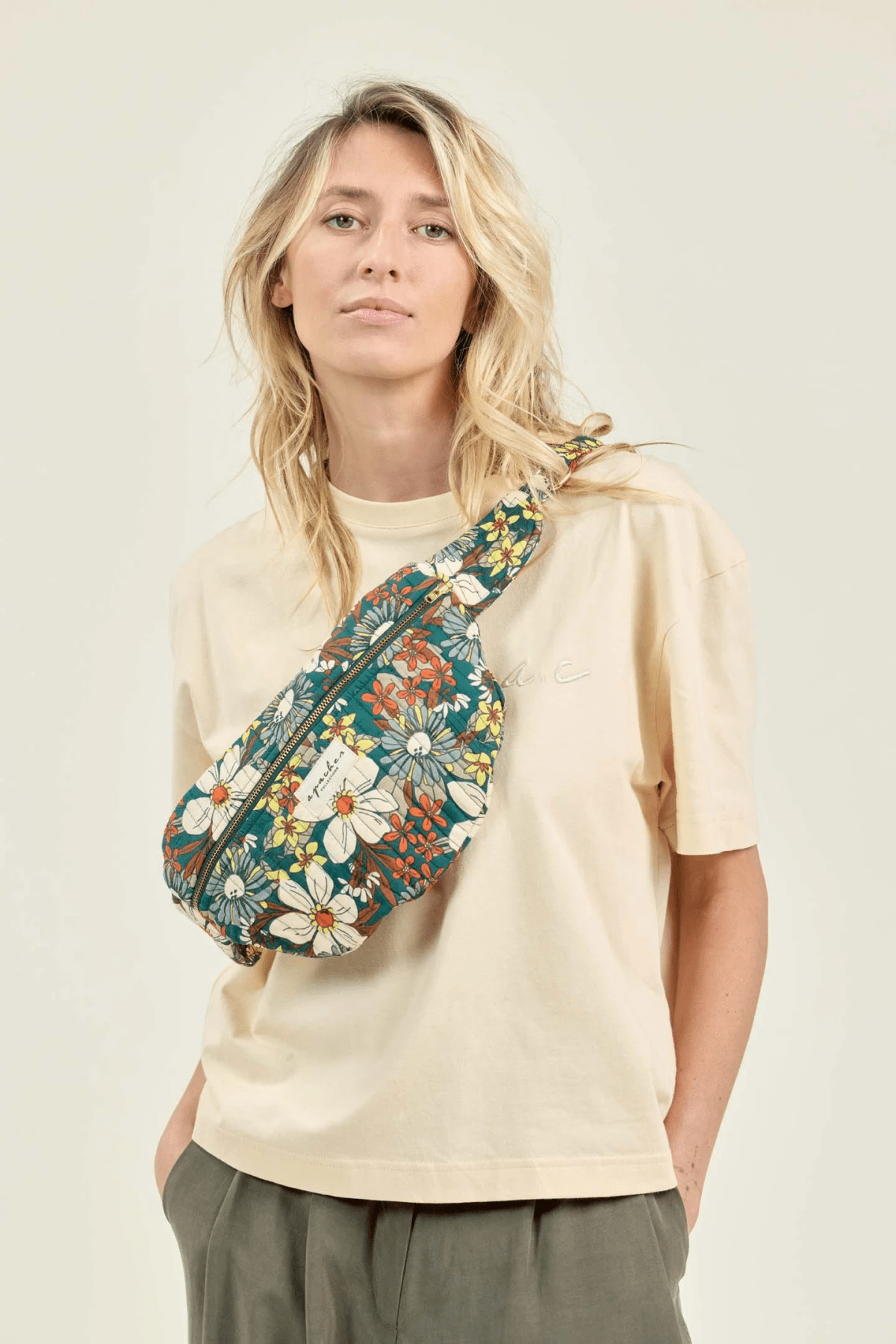 Grand sac banane Keli Bouquet Garden - Apaches collections