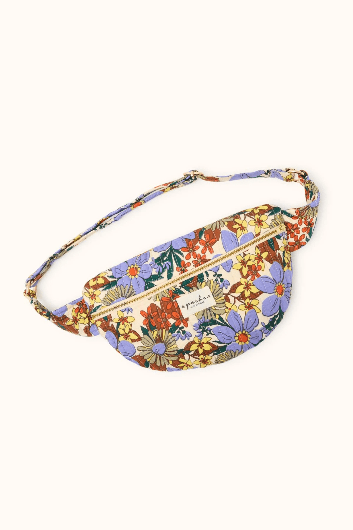 Grand sac banane Keli Bouquet Iris - Apaches collections