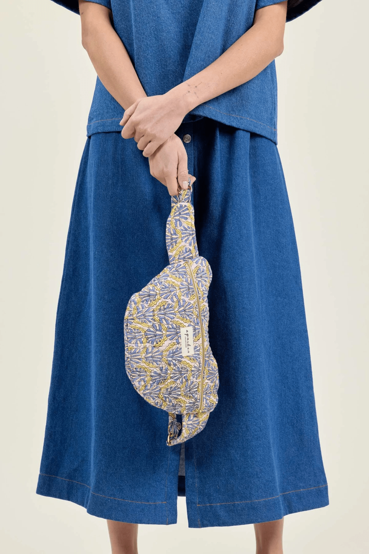 Grand sac banane Keli Molly Lilas - Apaches collections