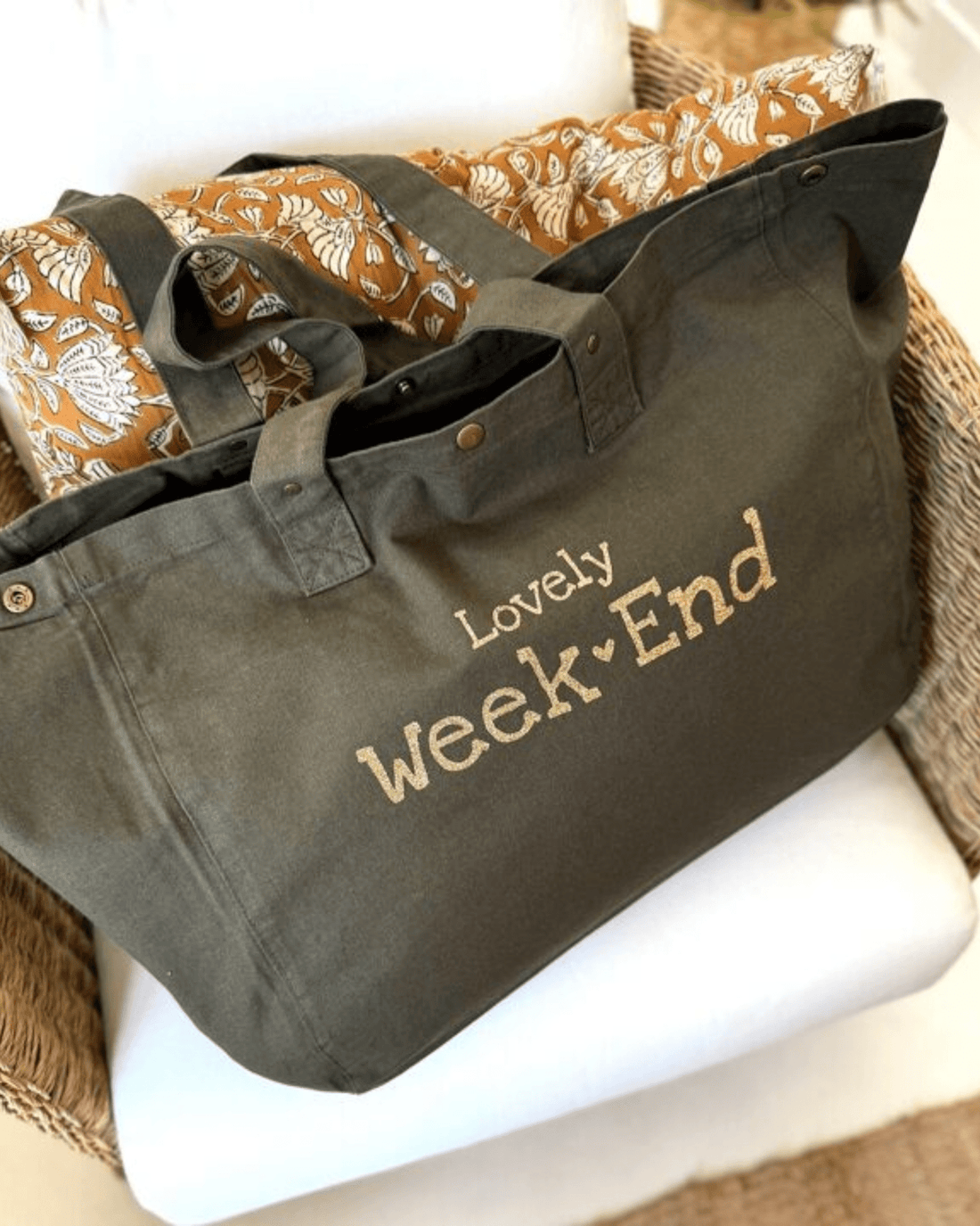 Grand sac cabas &quot;Lovely week - end&quot; - marcel et lily - Lili Margaret
