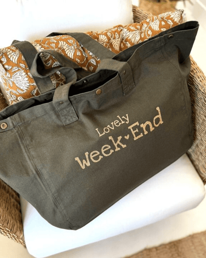 Grand sac cabas &quot;Lovely week - end&quot; - marcel et lily - Lili Margaret