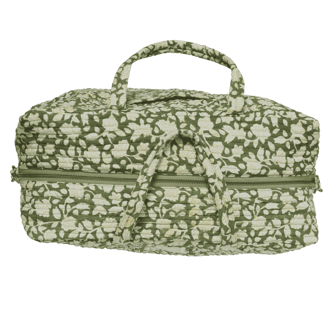 GRAND SAC EN COTON MATELASSÉ JAYA VERT - Bonheur du Jour - Lili Margaret