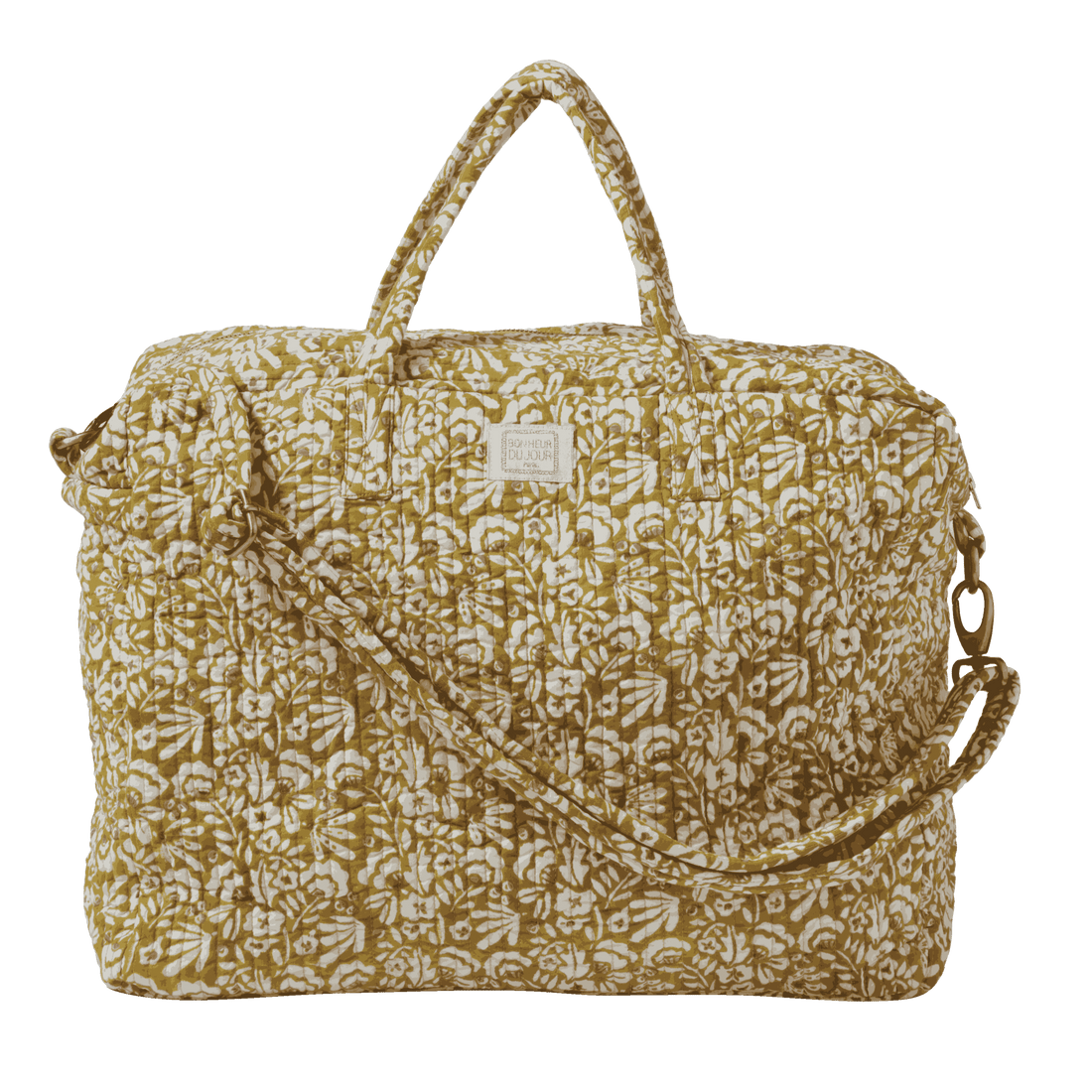 GRAND SAC MATELASSÉ IMPRIMÉ BOHÈME CHIC IRIS OLIVE - Bonheur du Jour - Lili Margaret