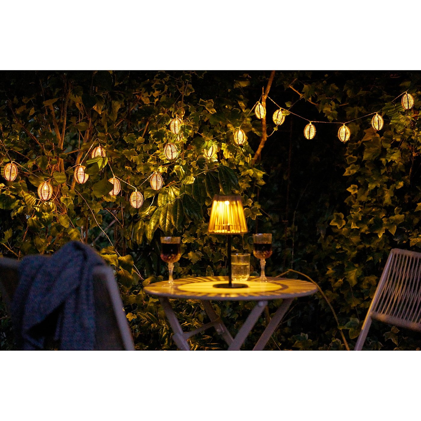 Guirlande lumineuse LED en polyrotin