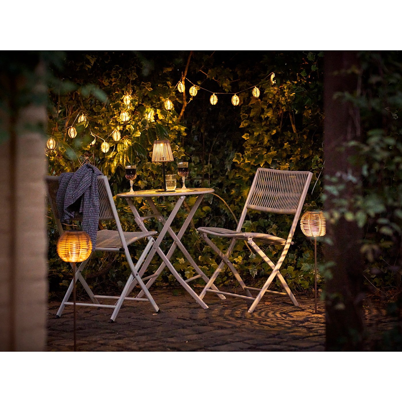 Guirlande lumineuse LED en polyrotin